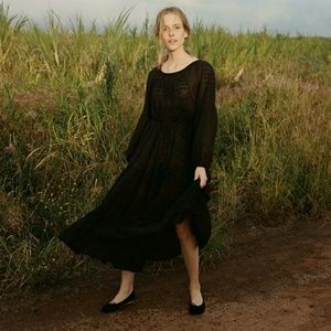 DOEN Caraway Dress in Black Size L NWT